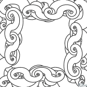 arabesque ទំព័រពណ៌ដែលអាចបោះពុម្ពបាន។